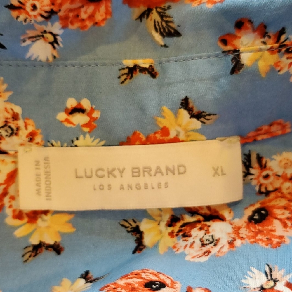 Lucky Brand Floral-print Button DownTop - Picture 7 of 8